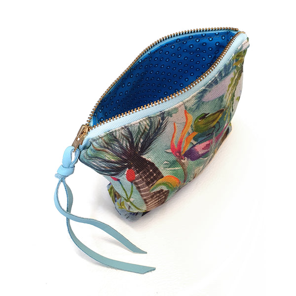 Zip pouch with Cycad artwork